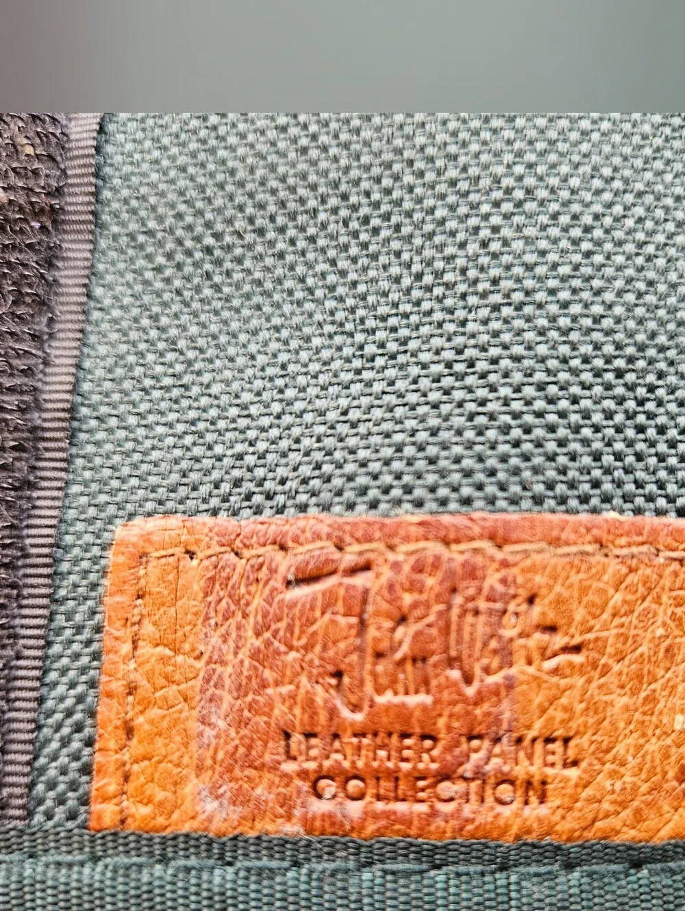 John Weitz Leather & Canvas Wallet